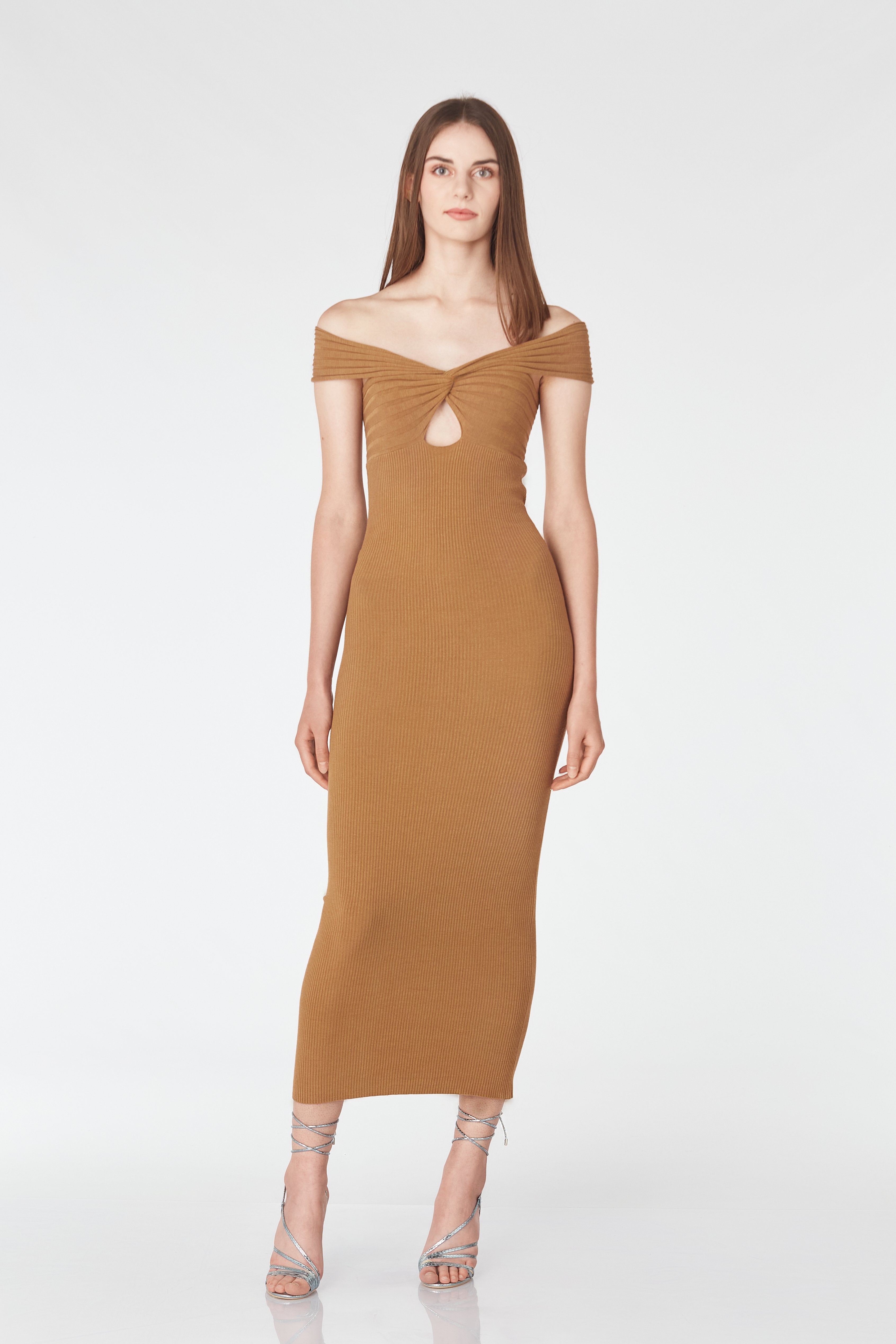 Rochie midi cu platca