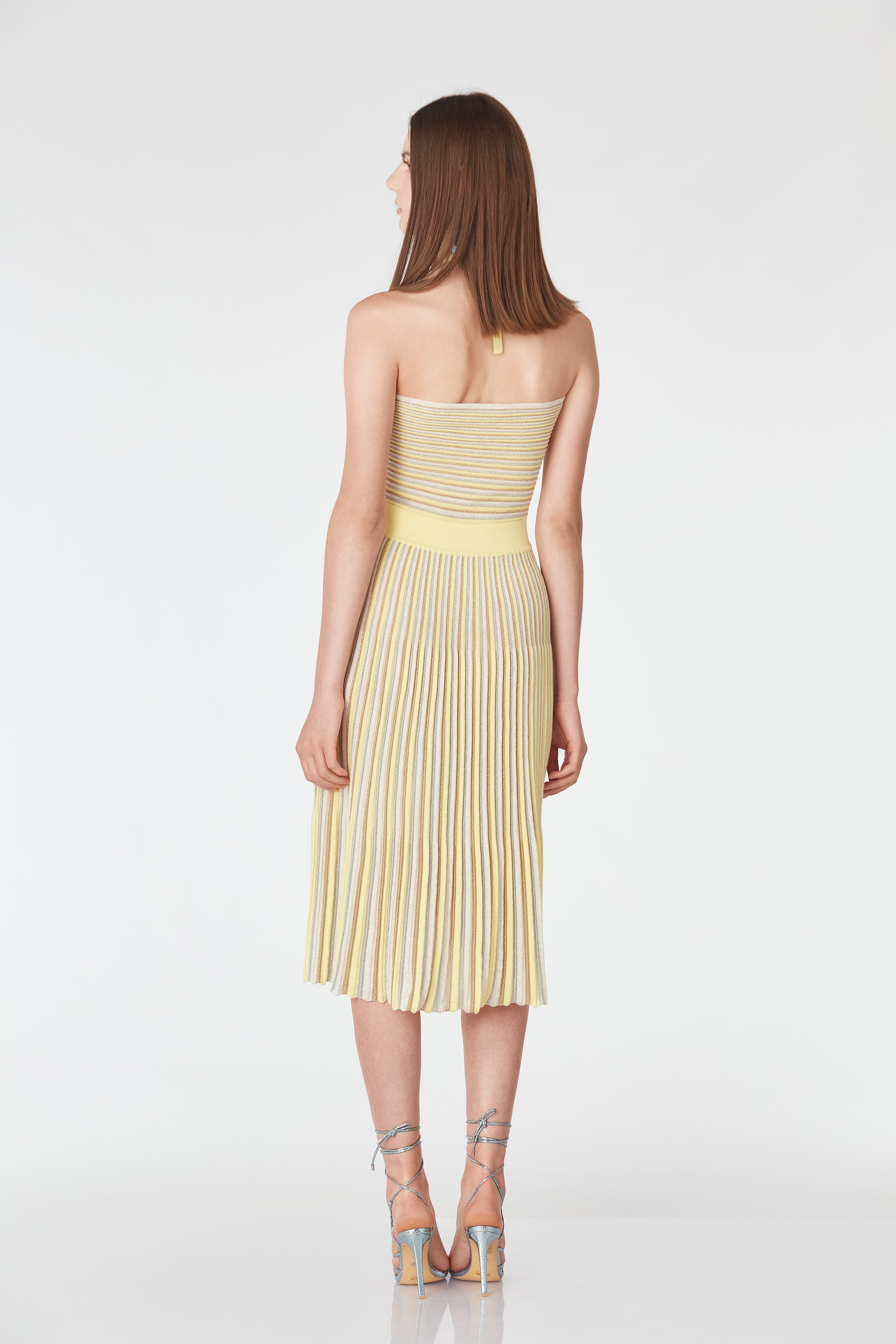 Rochie midi cu falduri