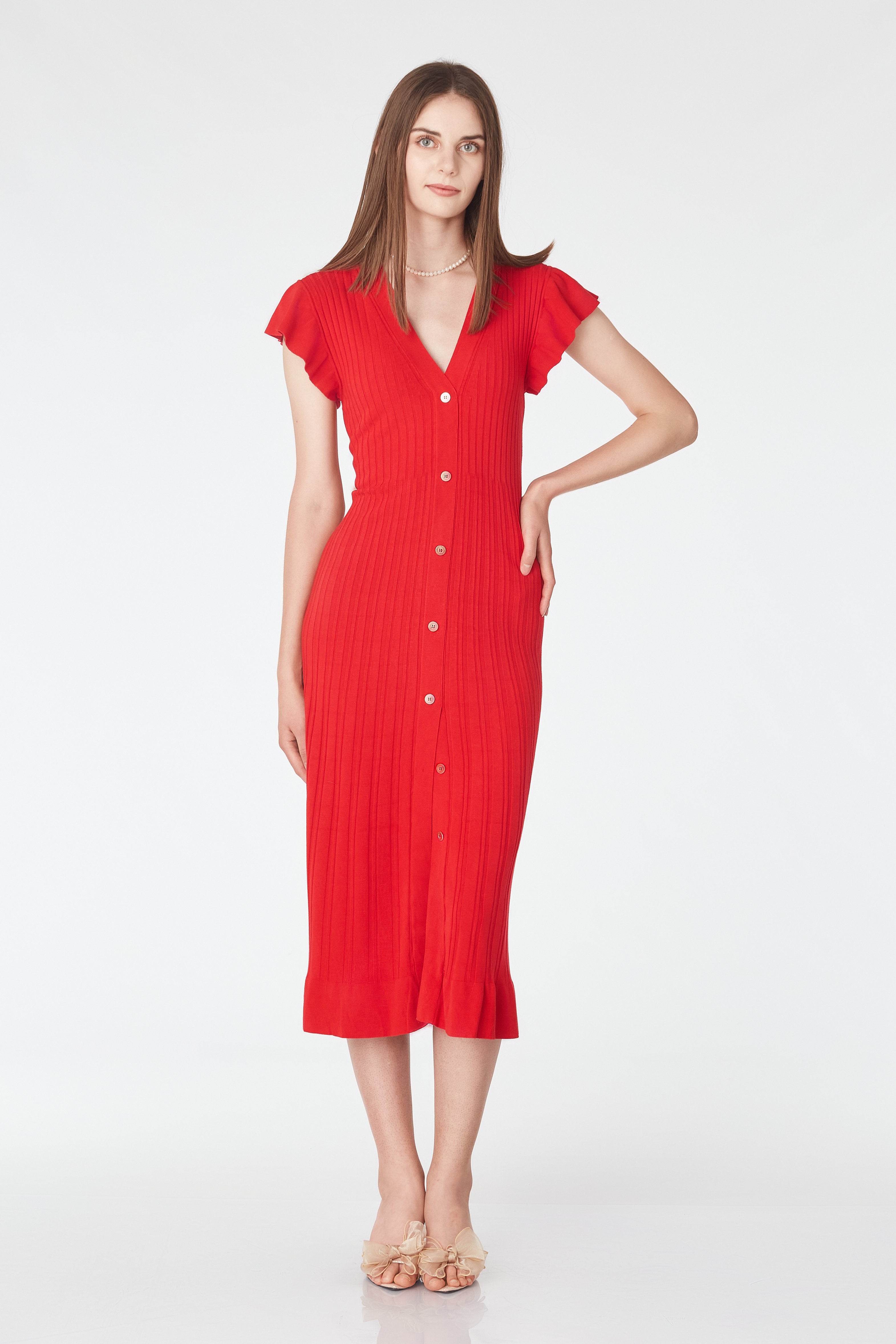 Rochie cu volanase