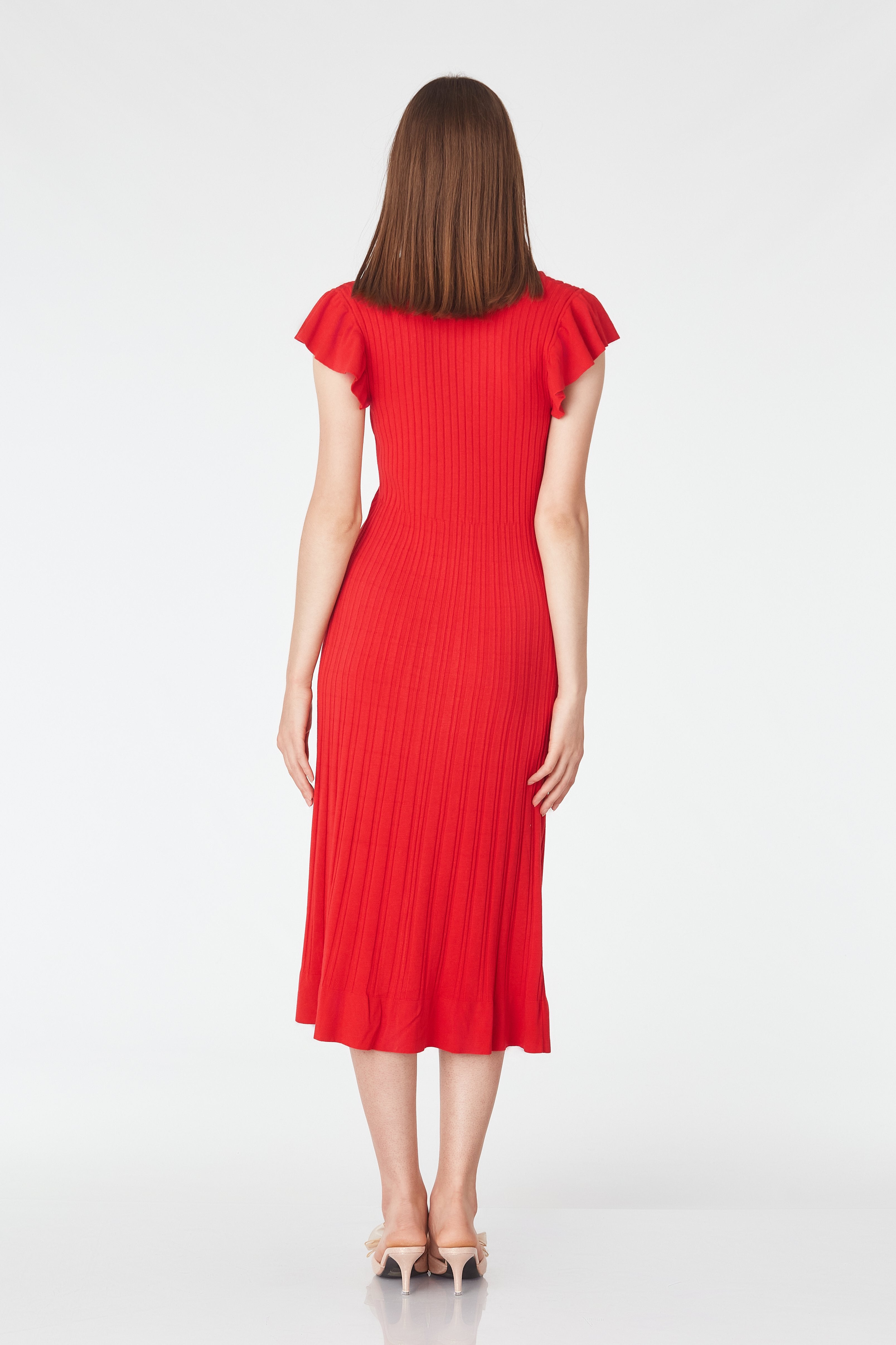 Rochie cu volanase