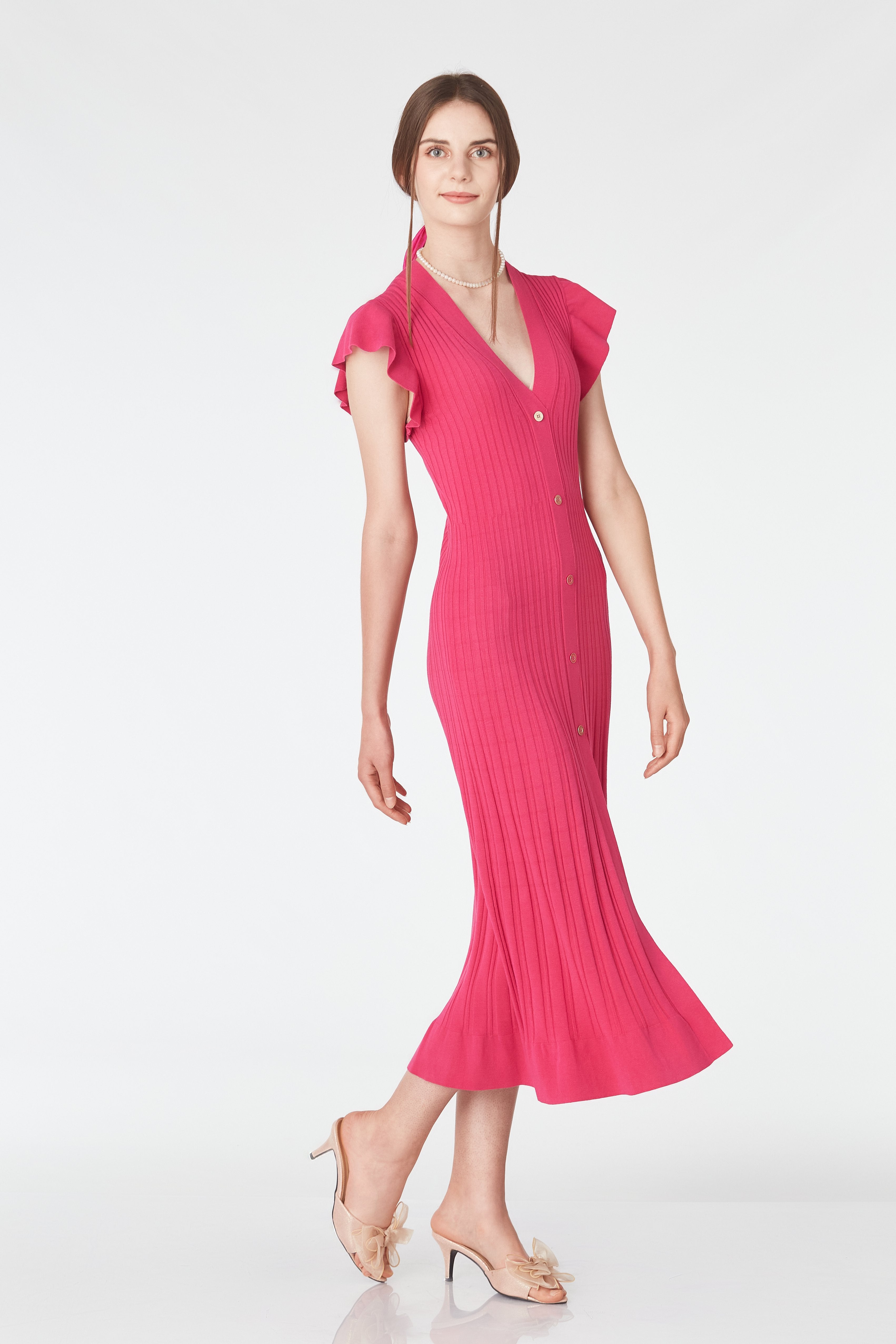 Rochie cu volanase