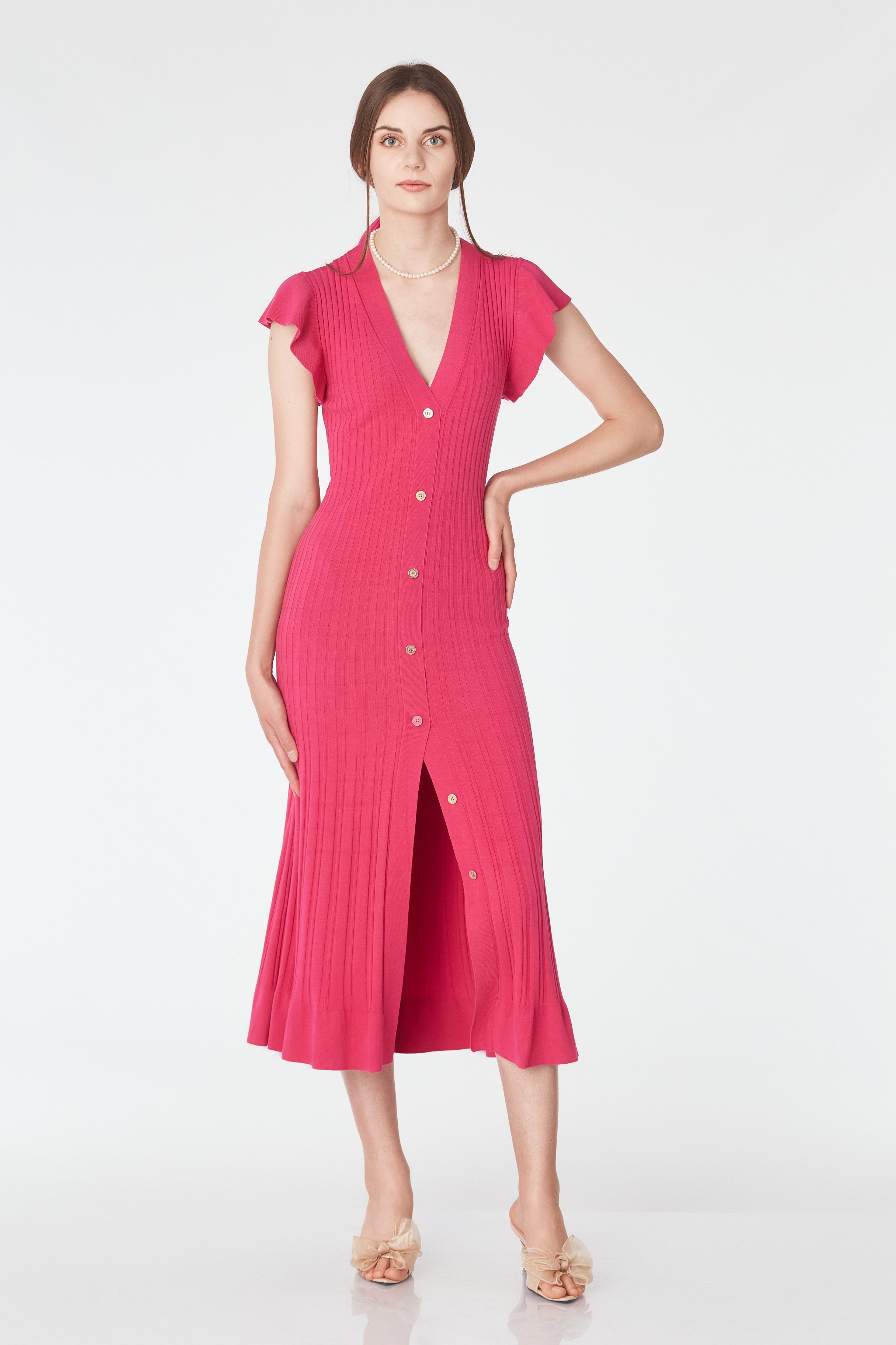 Rochie cu volanase