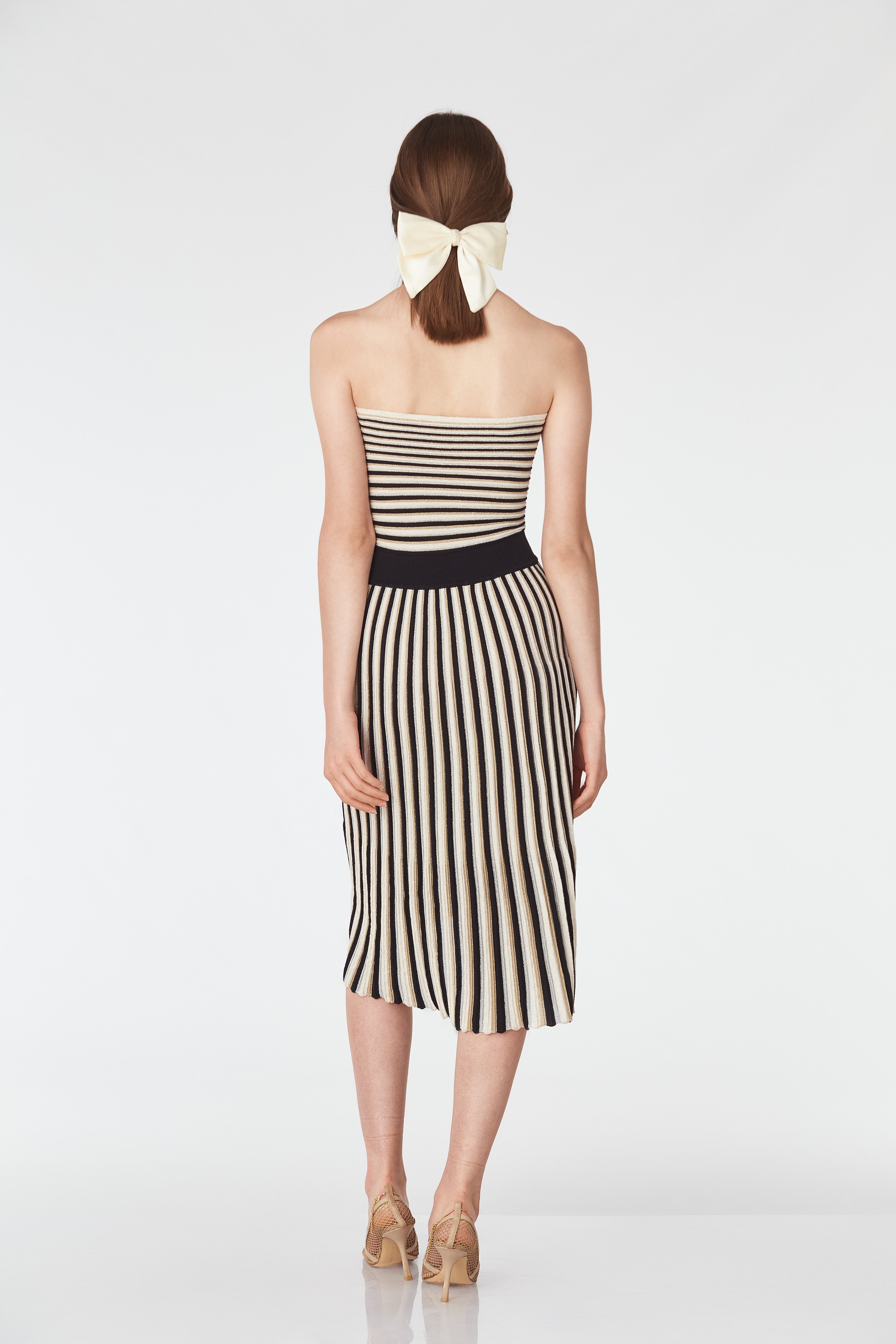 Rochie midi cu falduri