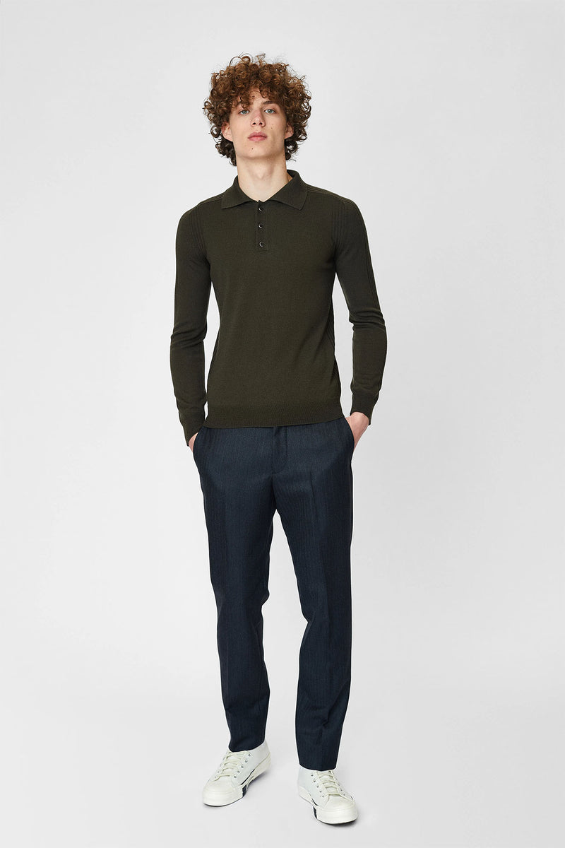 Langarm-Pullover mit Rollkragen für Herren