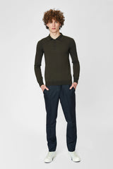 Langarm-Pullover mit Rollkragen für Herren