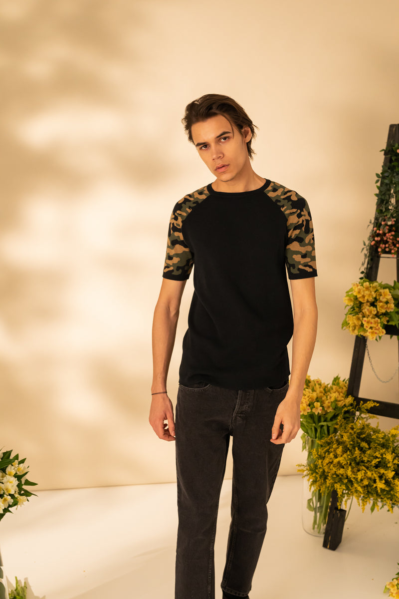 Tricou Army cu maneca scurta
