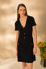 Rochie scurta, usor evazata